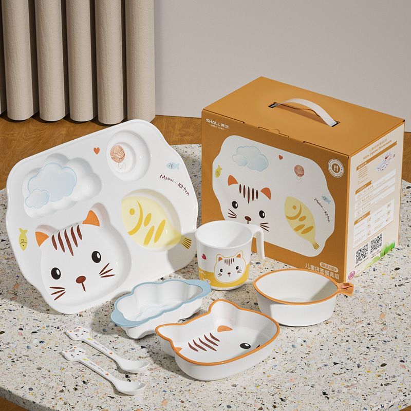 Baby Food Kitten - Zestaw upominkowy z motywem kreskówkowego kotka