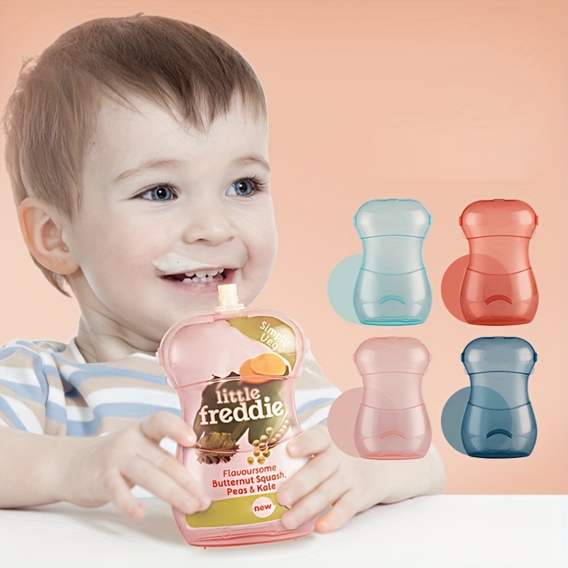 Baby Food Pouches Reusable - Woreczek na żywność odporny na ściskanie,