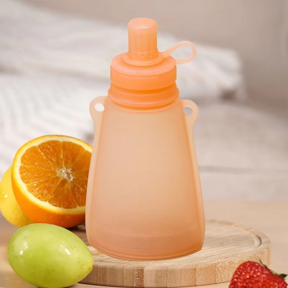Baby Food Pouches Reusable - Woreczek na żywność bez BPA, wielokrotnego