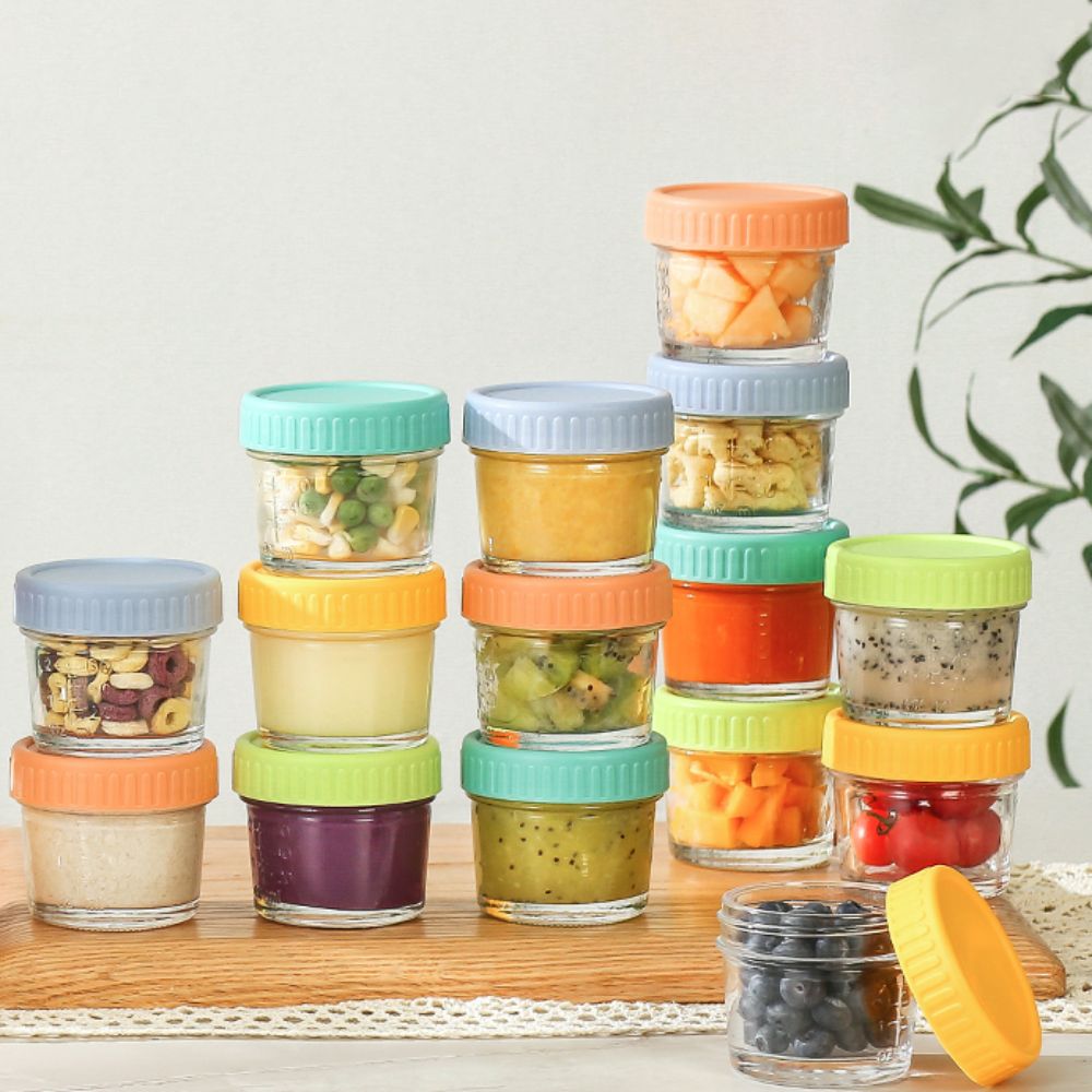 6 szt. Szklane słoiki na żywno – Baby Food Jars Glass recenzja i cena