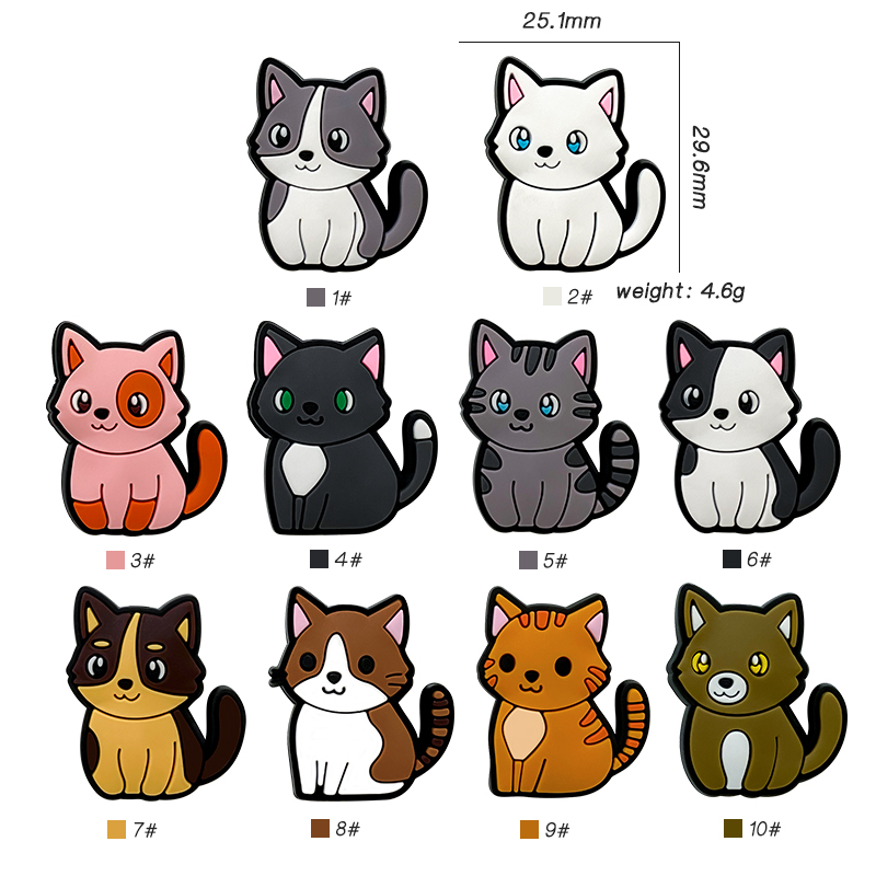 10 szt. Silikonowe koraliki dl – Baby Food Kitten recenzja i cena