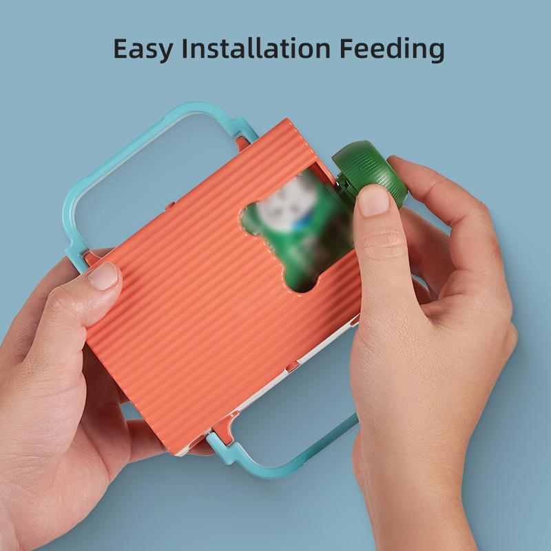 Regulowany uchwyt na pojemnik  – Baby Food Pouches Reusable recenzja i cena