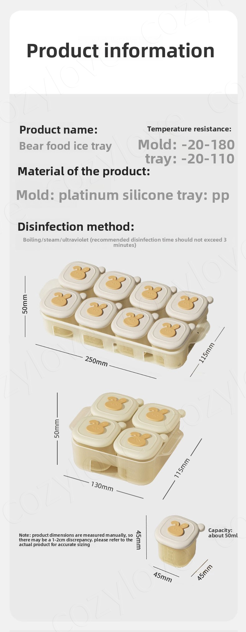 Przenośne tacki do zamrażania  – Baby Food Pouches Reusable recenzja i cena