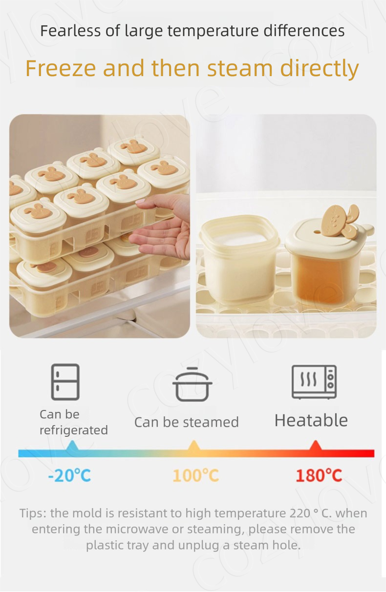 Przenośne tacki do zamrażania  – Baby Food Pouches Reusable recenzja i cena