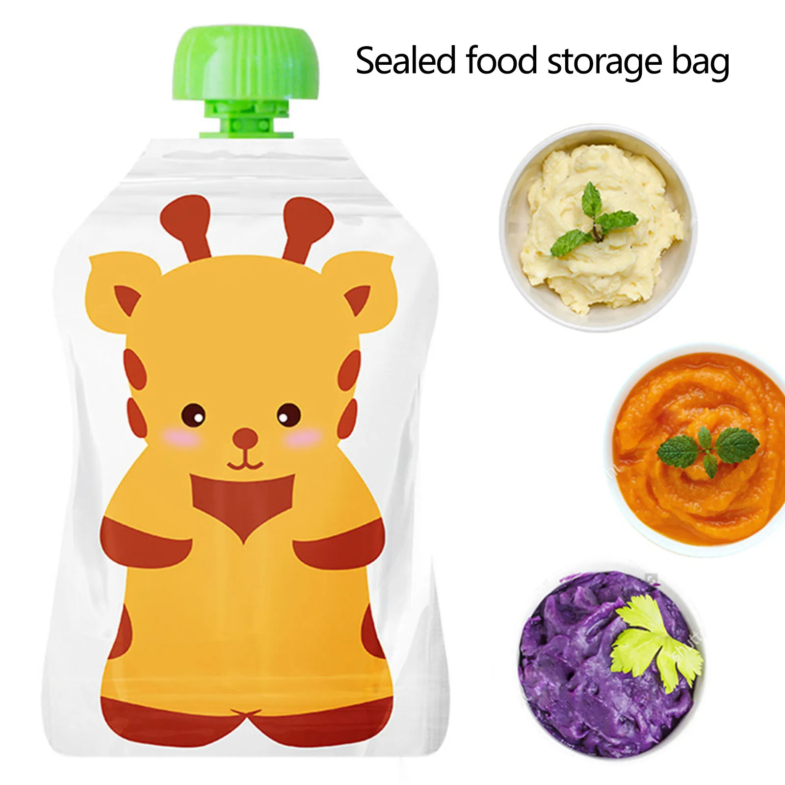 8 szt. Torba do przechowywania – Baby Food Pouches Reusable recenzja i cena